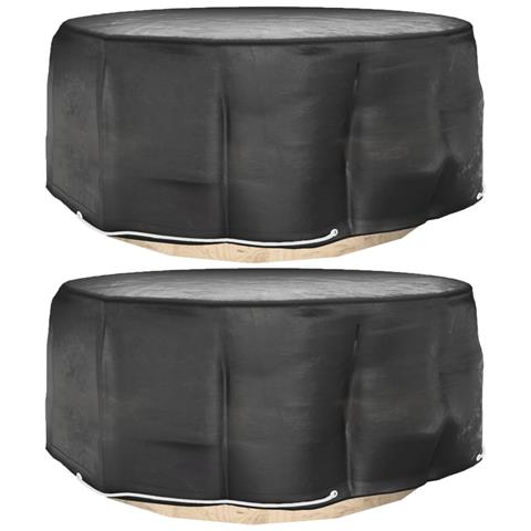 Coperture Mobili Da Giardino 2pz 10 Occhielli 260x90cm Rotonde - Foto 1
