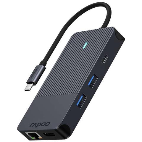 UCM-2005 scheda di interfaccia e adattatore 3?5 mm, DisplayPort, HDMI, RJ-45, USB 3.2 Gen 1 (3.1 Gen 1), USB tipo-C - Foto 1