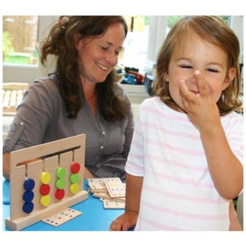 Towo Giocattolo Di Ordinamento In Legno Colorato - Gioco Di Puzzle Di Logica Per Bambini - Rompicapo In Legno Giocattolo Iq Per Bambini Di 3 Anni - Giocattolo Di Ordinamento In Legno Puzzle Educativi Per Apprendimento Montessori Per Bambini - Foto 2
