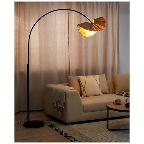 Lampada Da Terra Carta Beige Herron - Foto 1