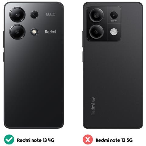 Cover Silicone Per Xiaomi Redmi Note 13 4g Effetto Metallo Spazzolato, Nero - Foto 5