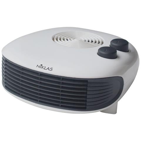 Termoventilatore Orizzontale Caldobagno Design Moderno Frisbee 2000w Niklas - Foto 1