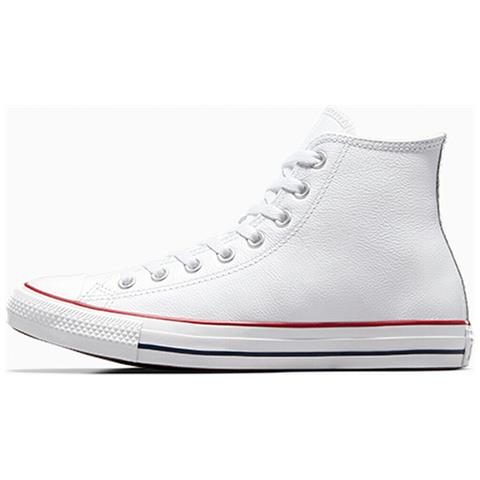 Chuck Taylor Hi Leather 132169c, Unisex, Bianca, 35 - Foto 2