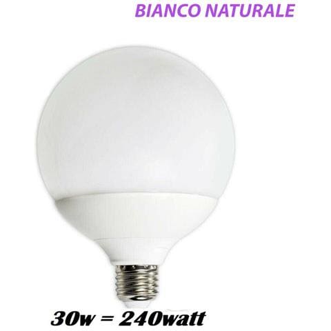 Lampadina Led 2835 E27 Bulb Spirale G150 Globo 30w= 240w Luce Casa 4000k Naturale - Foto 1
