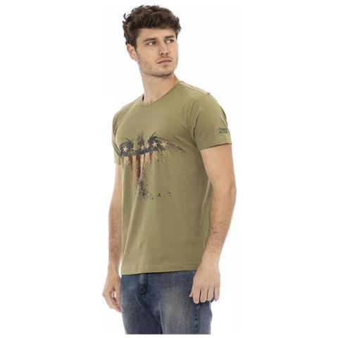 Maglietta In Cotone Verde - L - Foto 2