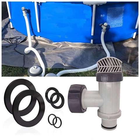 Set Di Guarnizioni Di Gomma Sostitutive (confezione Da 2) Per Pali Per Piscina Intex - Foto 2