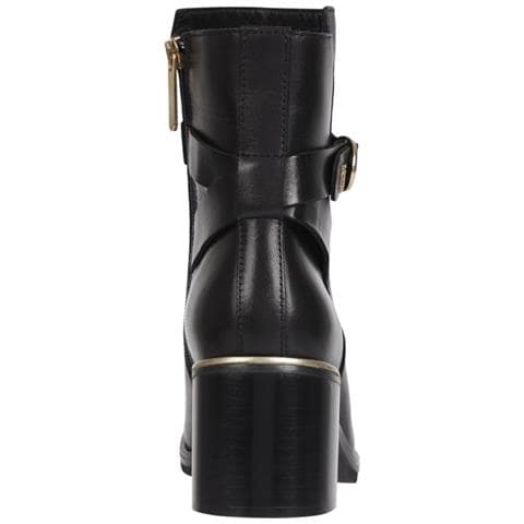 Belt Heeled Boot Stivaletti Pelle Scarpe Donna Nero Eu 36, Fw0fw06766 Bds - Foto 2