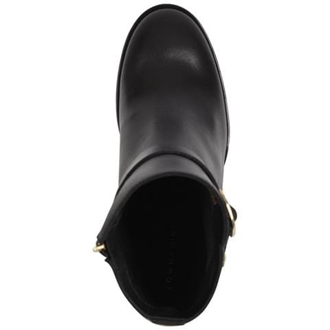 Belt Heeled Boot Stivaletti Pelle Scarpe Donna Nero Eu 36, Fw0fw06766 Bds - Foto 3