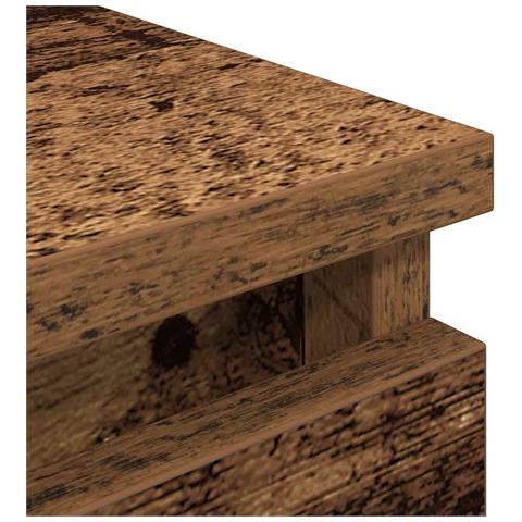 Mobile Porta TV Legno Antico 80x35x54 cm in Legno Multistrato - Foto 2