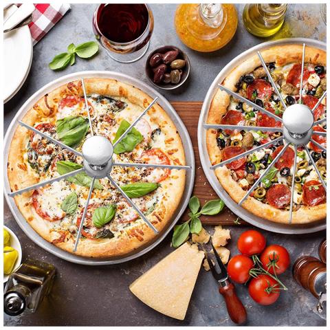 Nuovo Taglia Pizza Multidente - Coltello Per Pizza In Lega Di Alluminio  M - Foto 2