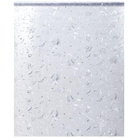 Pellicola Per Finestra Smerigliata Motivo Fiori 60x500 Cm Pvc - Foto 1