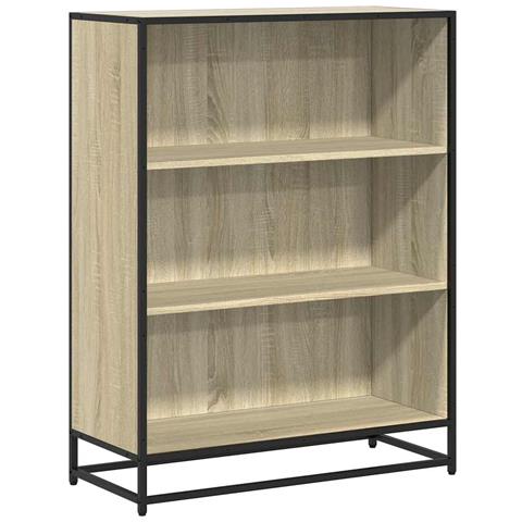 Libreria Rovere Sonoma 80,5x35x107,5 Cm In Legno Multistrato - Foto 2