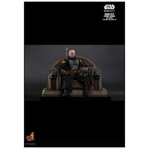 Figurina Tms056d - Star Wars : The Mandalorian - Boba Fett Repaint Armor Versione & Throne Versione Deluxe - Foto 4
