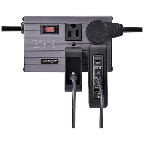 Caricatore USB-C da parete da 140W, 3x USB-C / 1x USB-A, adattatore di alimentazione internazionale PD 3.1 GaN per MacBook /Dell XPS /Inspiron - Foto 11