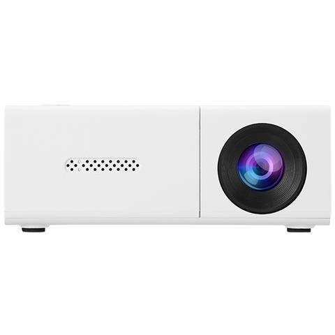 Proiettore Mini 3d Compatibile Con Haiqi D3101 - Home Cinema Portatile, Decodifica 1080p, Hdmix1, Speaker 3w Integrato White - Foto 1