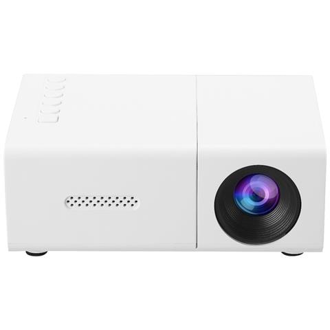 Proiettore Mini 3d Compatibile Con Haiqi D3101 - Home Cinema Portatile, Decodifica 1080p, Hdmix1, Speaker 3w Integrato White - Foto 7