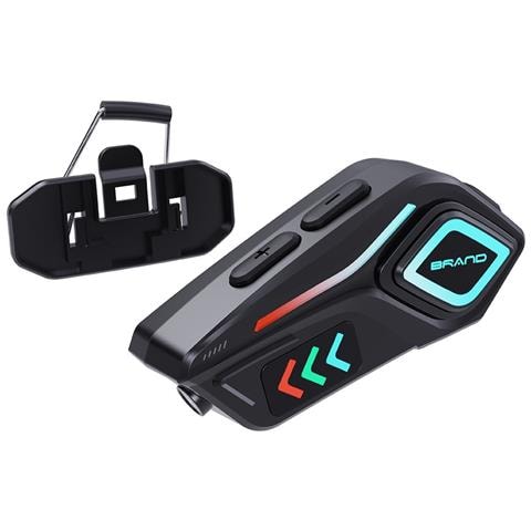 Auricolare Bluetooth Per Casco Con Microfono Flessibile, Lunga Durata Della Batteria E Illuminazione Ambientale - Foto 1