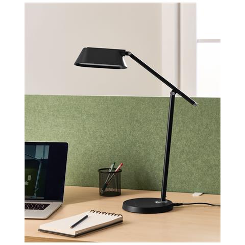 Lampada Da Scrivania A Led Leonis Con Dimmer Nero - Foto 1