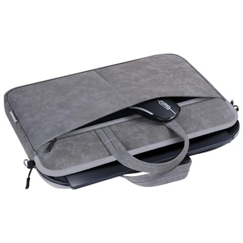 Solid 15.6" 39,6 cm (15.6") Borsa con caricamento dall'alto Grigio - Foto 4