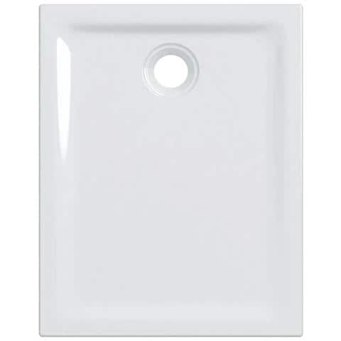 Piatto Doccia Rettangolare In Gres Fine Porcellanato 45 Da 90x70 Bianco - Foto 1