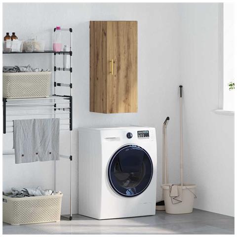 Pensile Rovere artigianale 34,5 x 34 x 90 cm Legno multistrato - Foto 2