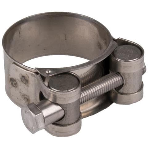 Fascetta Stringitubo A Bullone 121-130mm  Acciaio Inox Din 3017 - Foto 1