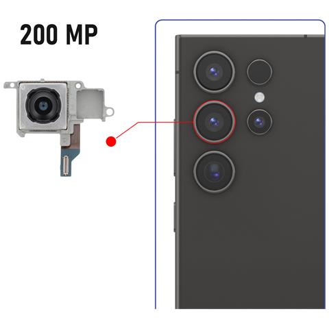 Fotocamera Posteriore Per Galaxy S24 Ultra Sensore Principale Grandangolare Da 200 Mp - Foto 4