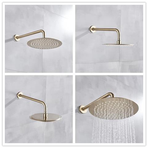 Set miscelatore doccia, Blackswan, tipo M69.4, modello oro opaco, misura 40 cm - Foto 4