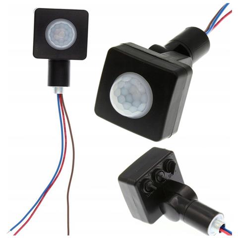 Sensore Di Movimento Pir 230v - Rilevamento 6m, 120° / 360° | Regolazione Sensore E Tempo | Ideale Per Illuminazione Automatica - Foto 1