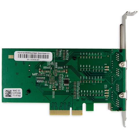 Scheda di rete Gigabit Ethernet a 4 porte, RJ45, PCI Express, Intel I350 - Foto 4
