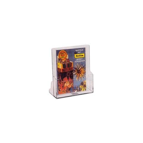 portadepliant in polistirolo trasparente 23x25,5x3cm art. 5021 - Foto 1