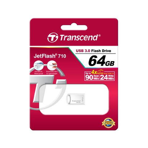 Chiavetta JetFlash 710S da 64GB USB 3.0 colore Argento - Foto 1