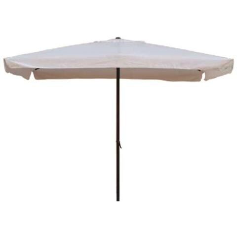 Ombrellone Da Giardino 2 X 3 Metri In Acciaio Bianco - Foto 2