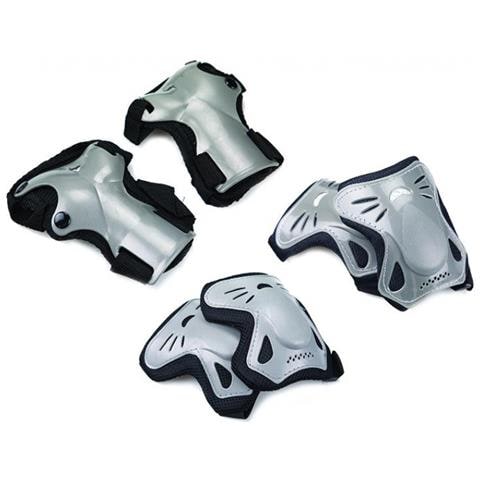 Tris Protezioni E10 Skate Accessori Skateboard Pattinaggio Sport - Foto 1