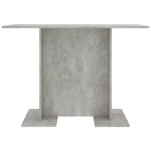 Tavolo da Pranzo Grigio Cemento 110x60x75 cm Legno Multistrato - Foto 2