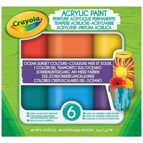 Crayola Acrylic Paint - Ocean Sunset Colors - Foto 1