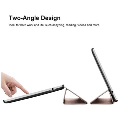 Custodia Per Tablet Compatibile Con Huawei Mediapad M5 Lite 10 (10.1"" Zoll) In Oro Rosa Pastello - Coperchio Protettiva Ultra Sottile Con Funzione Auto Wake Up E Stand - Foto 2