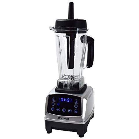 Frullatore Digitale Da 1500 Watt, 40000 Giri / min, 2 Litri, Frullatore Ad Alte Prestazioni, 6 Lame In Acciaio Inox, 7 Programmi, Display Lcd, Tritatutto - Foto 2