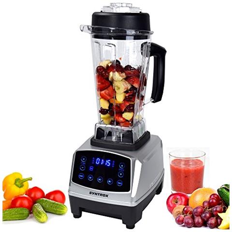 Frullatore Digitale Da 1500 Watt, 40000 Giri / min, 2 Litri, Frullatore Ad Alte Prestazioni, 6 Lame In Acciaio Inox, 7 Programmi, Display Lcd, Tritatutto - Foto 1