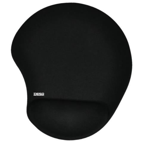 Mouse Pad con Poggiapolso in Gel Colore Nero - Foto 1