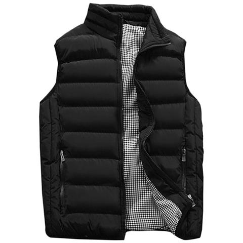 SLOWMOOSE - Gilet Uomo Primavera Autunno, Giacca Senza Maniche, Gilet  Invernale Uomo, Cappotti Casual [ nero / 4xl] - ePRICE