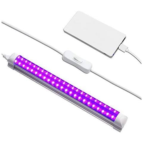 Black Light Uv Led 10w Uv Blacklight Portatile Per Uv Poster Arte Uv Camera Da Letto Luce Ultravioletta Per Halloween E Blacklight Parti - Foto 2