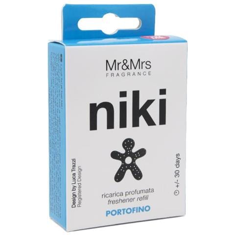 Niki Ricarica Deodorante Per Auto Jrnikibx023v00 Ricarica Per Profumo Auto, Portofino, Nero - Foto 1