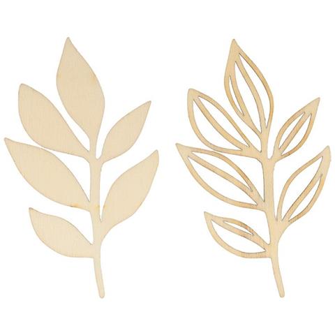 Decorazione In Legno 18 Rami Di Fogliame - Foto 1