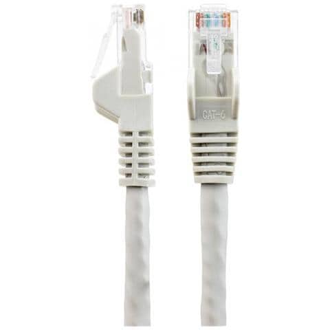 Cavo Ethernet CAT6 da 7 m - LSZH (Low Smoke Zero Halogen) - 10 Gigabit 650MHz 100W PoE RJ45 - Cavo di rete Lan UTP - Cavo patch categoria 6 antigroviglio - CAT 6, Certificazione ETL, 24AWG - Grigio - Foto 3