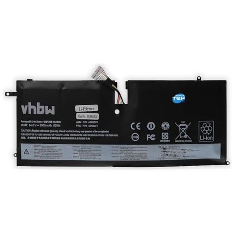 Batteria Compatibile Con Lenovo X1 Carbon 1st Gen 14.8v 45n1070 45n1071 3443 - Foto 4