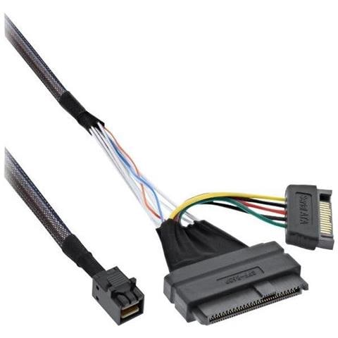 Cavo Di Collegamento U.2 - Ssd Con U.2 Da Sff-8639 A Sff-8643 + Alimentazione - 0,5 M - Foto 3