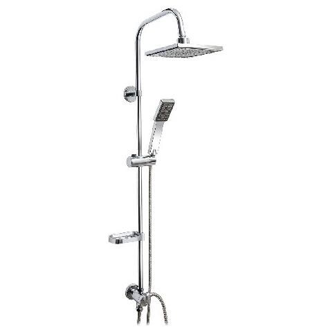 Colonna Doccia Quadrata Cromato Tempio - Foto 2