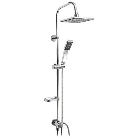 Colonna Doccia Quadrata Cromato Tempio - Foto 3