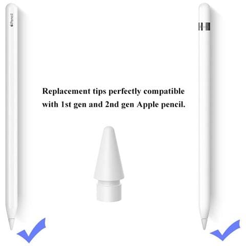Testina Di Ricambio Per Apple Pencil 1a E 2a Generazione Bianca - Foto 5